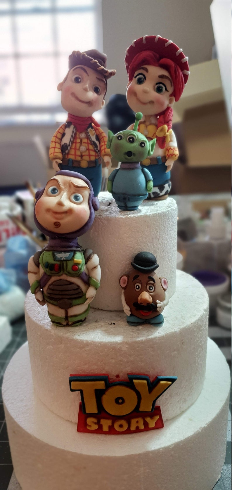 Christening Personalised Cake Topper Toy Story Decoration Jessie