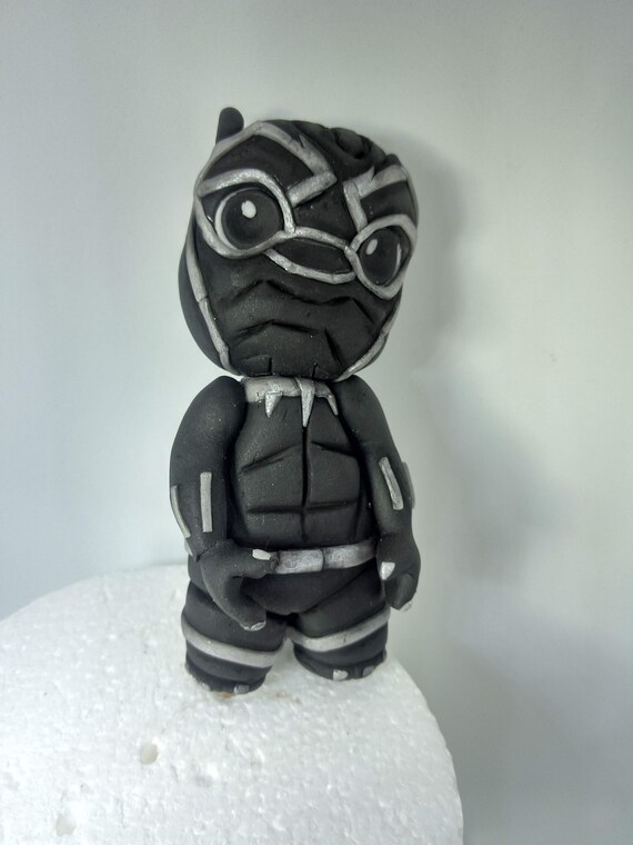 The Black Panther Inspired Cake Topper Personalised The Black Panther Inspired Cake Topper Personalised