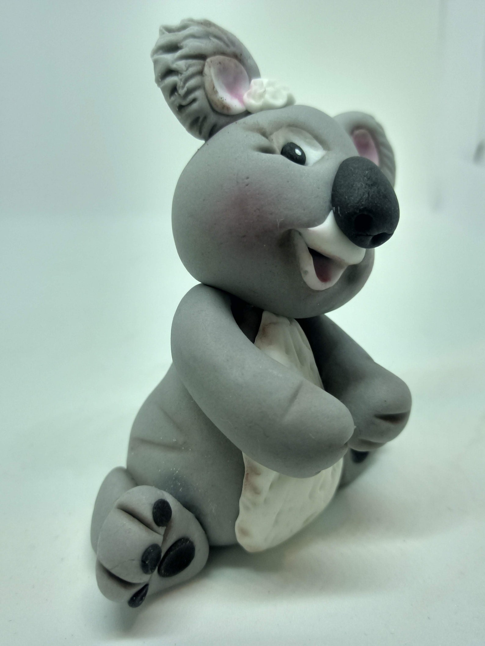 Koala Personalised Cake Topper Handmade Edible Birthday Forest Etsy