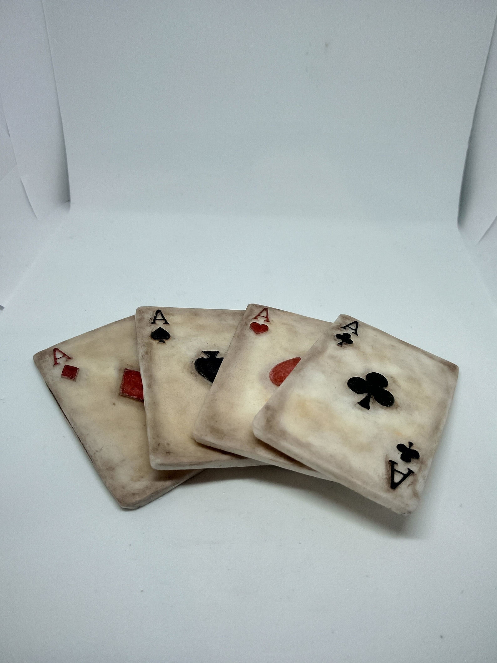 Playing Cards Cake Topper Handmade Edible Birthday Cake Alice - Etsy
