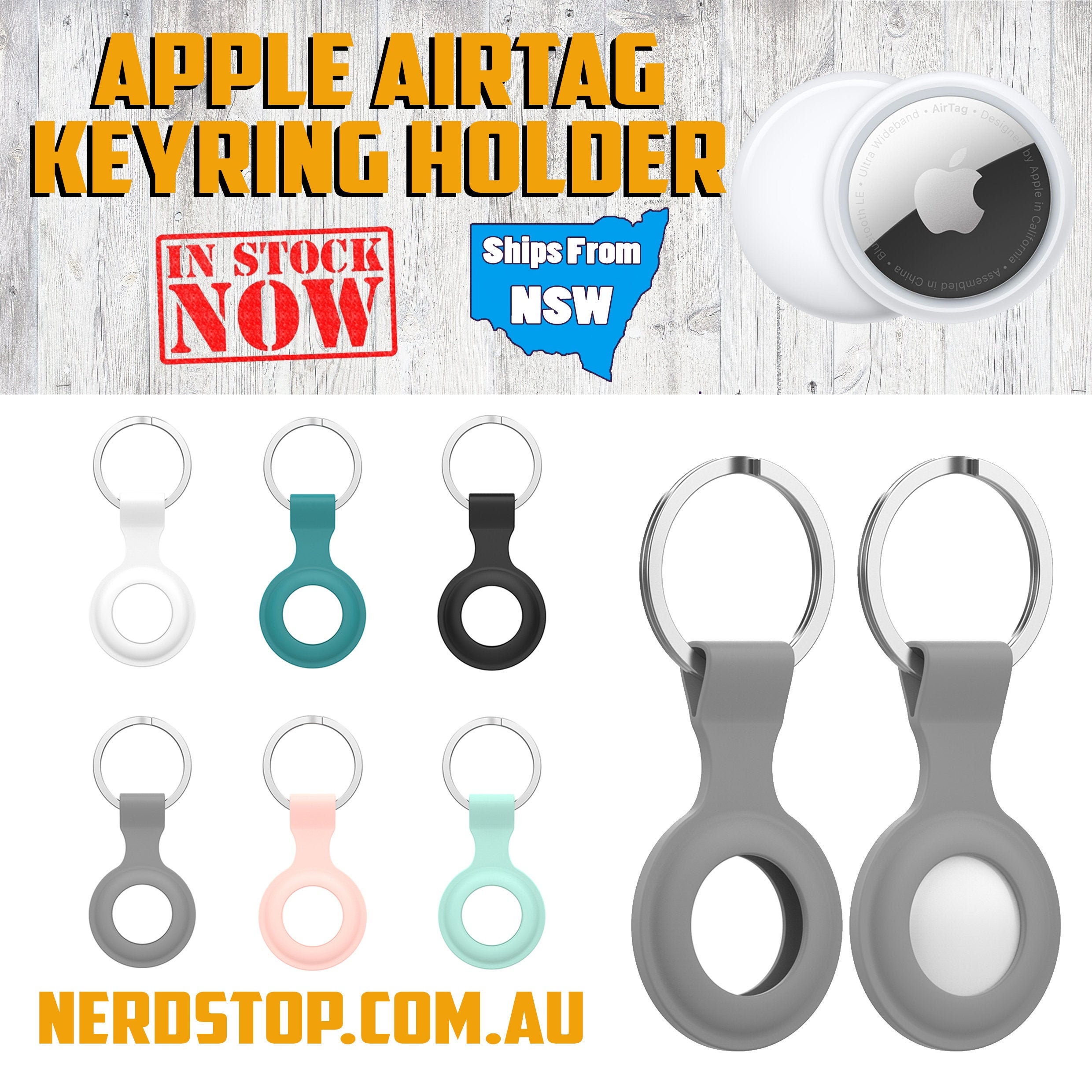 AirTag Silicone keyring Mount Holder Etsy