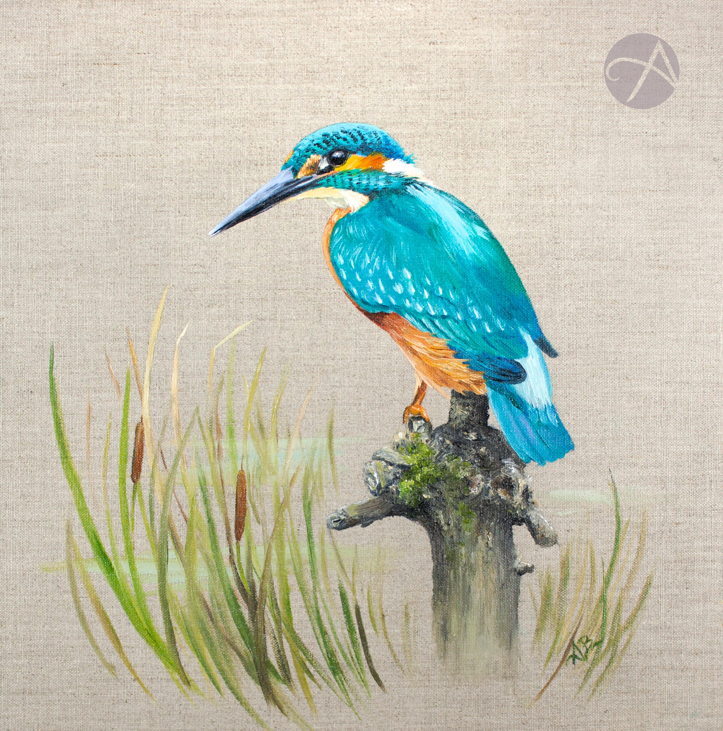 Kingfisher Painting Etsy UK