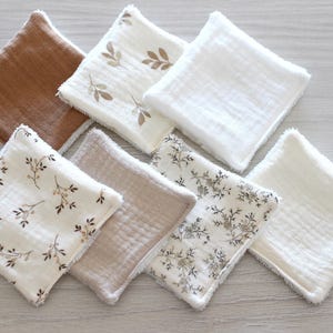 Washable wipes, washable baby wipes, makeup remover wipes, baby wipes image 1