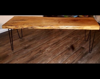 Custom live edge tables