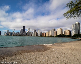 Downtown Chicago Photo of the Chicago Skyline near the Lincoln Park Zoo