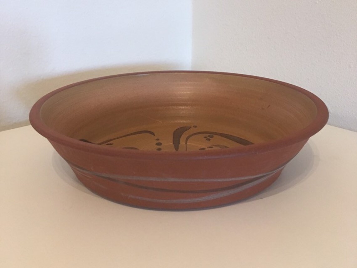 Tater Knob Pottery Large Spoon Bread Baking Dish Casserole Etsy