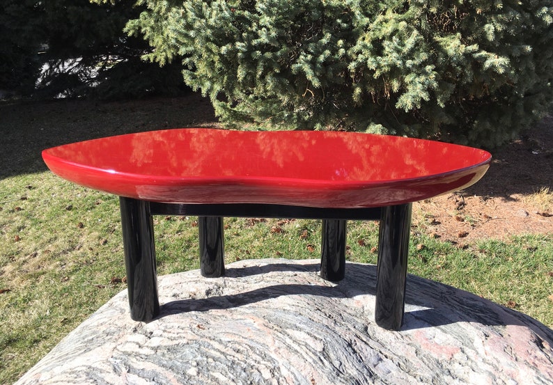 Jay Spectre Joan Crawford Lips Coffee Table Memphis Style Bench Etsy
