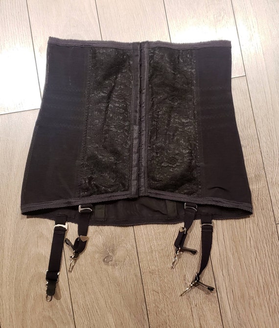 Rago - Black Girdle with Garters