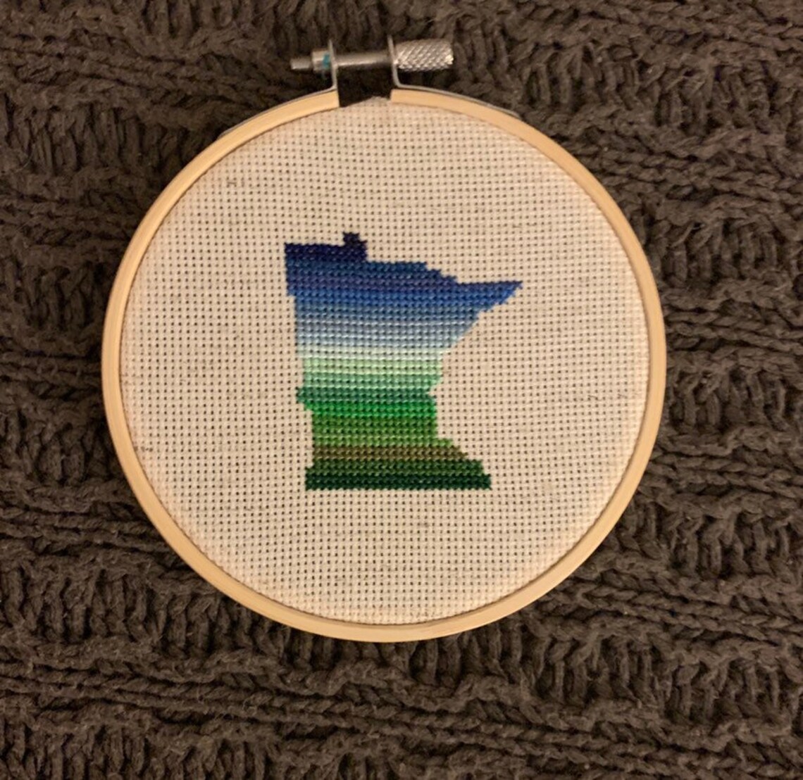 PATTERN ONLY* MN State Cross Stitch - Etsy