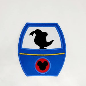Donald Duck gondola skyliner Applique Design 4x4 5x7 and 6x10 Instant Download Happy Day Applique