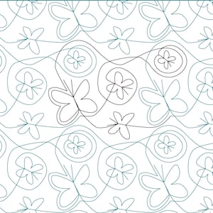 Schmetterlingsflug - Digital Design für Langarm