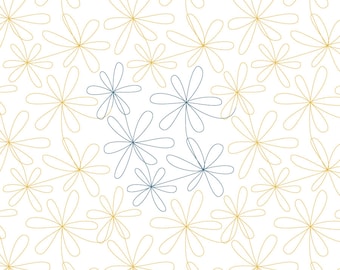 6 Petal Flower - Digital Design for Longarm