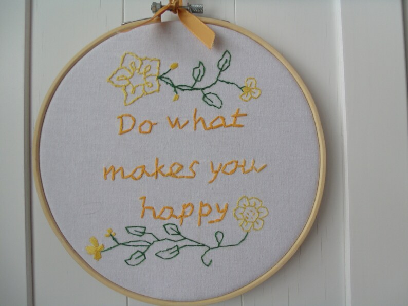 Gift for family Hand stitched Motivational Plaque Hand stitched Embroidered Hoop ArtWall Hanging Gift for any occasion Gift for Friend