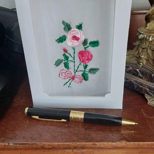 Hand Stitched Greeting Card – Blank Embroidered Card, Handmade Any Occasion Card, Unique Hand Embroidery Gift&quot;