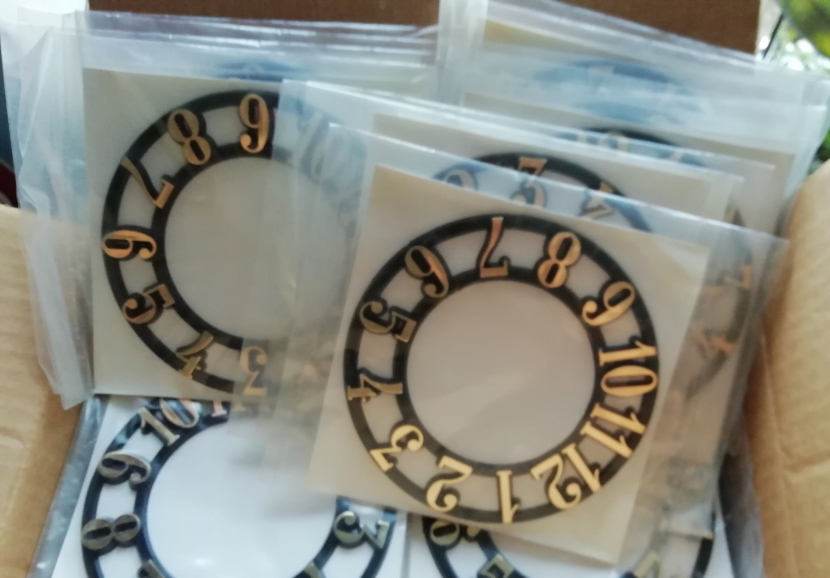 Self Adhesive Clock Faces X 6 5.25 Inch Etsy