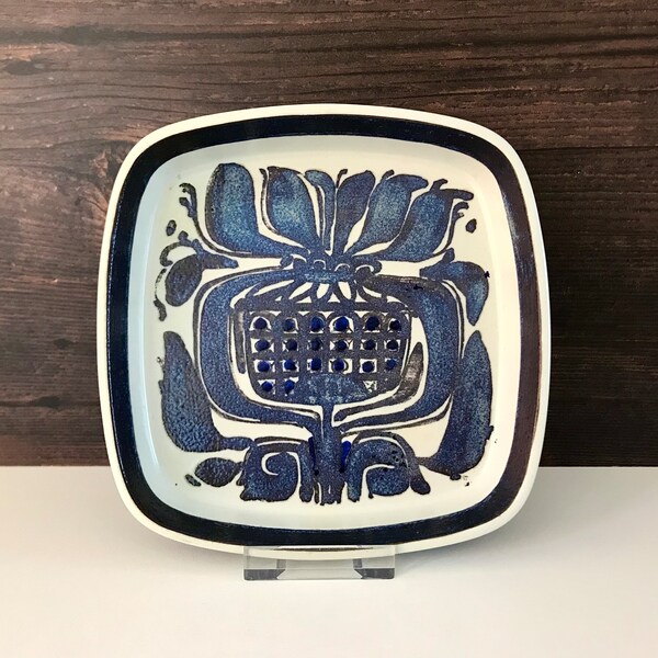 Royal Copenhagen Baca Blue Danish Dish Scandi Vintage Ceramics Pottery L