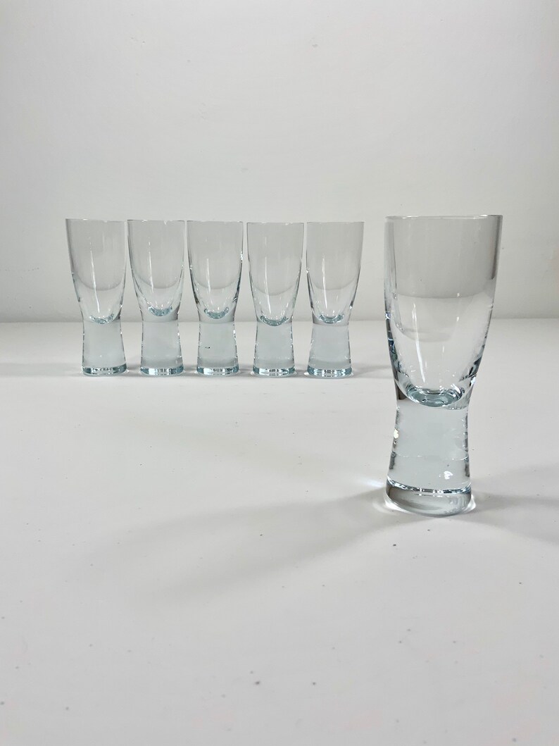 Holmegaard Canada Port Sherry Glasses Danish Clear Per Lutken Etsy