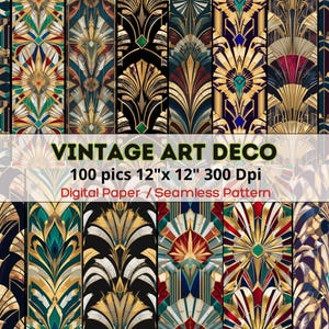 80er-Jahre Art Deco Tapetendesign mit Elegantes Fächermotiv | Nahtloses Muster für Heimdekore, Bastelprojekte und stilvolle Hintergründe