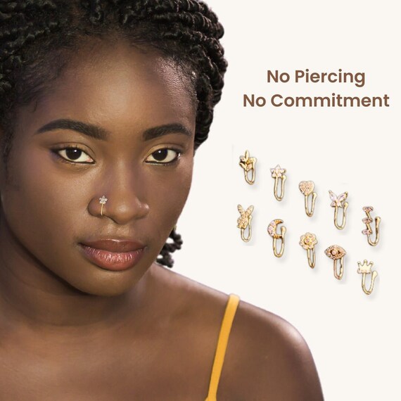 SERIES A Adjustable Fake Nose Ringno Piercing Required Bunny Nose