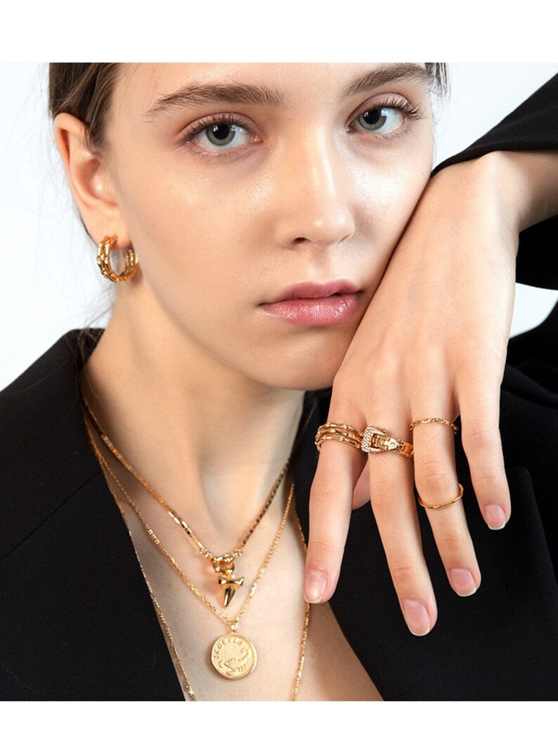 Gold Plated Adjustable Belt Buckle Ring Dimond Belt Design Etsy