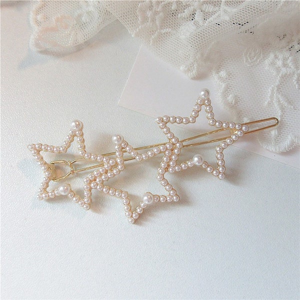 Star Hair Clips Etsy