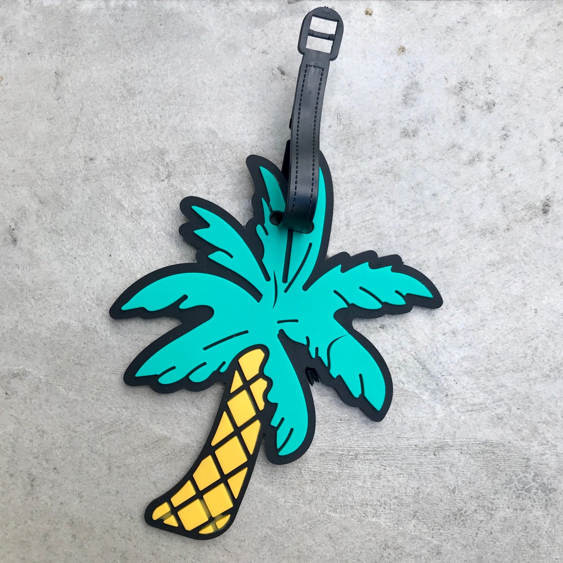 Palm Tree Luggage Tags Fun Luggage Tags Accessoires de Etsy