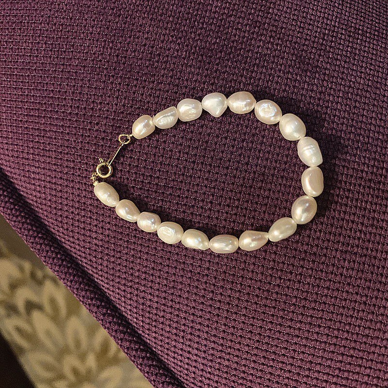 16cm Classic Chic Genuine Freshwater Pearl Bracelets Baroque | Etsy