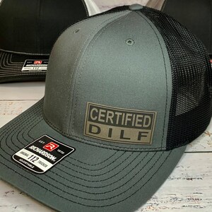 Funny Dad Hat, Engraved Patch Dad Caps, DILF gifts, Humorous Dad Trucker Hats, Richardson 112 Snapback, Husband Hat, Funny Dad Gift Ideas