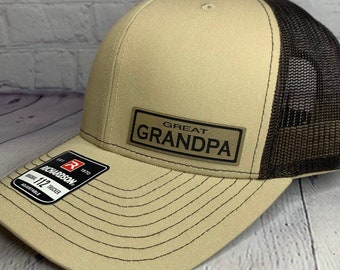 Great Grandpa Hat, Custom Great Grandpa Hat, Grandpa Gifts, Great Grandpa Pregnancy Announcement Gift, Grand Father Christmas Gifts Grandpa