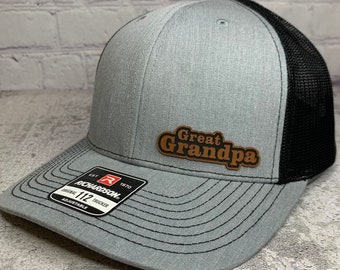 Great Grandpa Hat, Custom Grandpa Hat, Great Grandpa Gifts, Great Grandpa Pregnancy Announcement Gift, Grand Dad 2024 Fathers Day Gifts