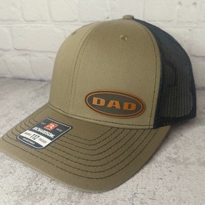 Dad Trucker Hat, Dad Patch Hat, Dad Gifts, 2025 New Dad Pregnancy Announcement Gifts, Birthday Gift for Dad, Richardson 112 Snapback Dad Hat