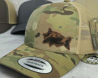 Catfish Hat, Cat Fish Fishing Hat, Catfishing Fisherman Gifts, Camo Fishing Hats, Flathead Bullhead Mudcat Noodling Fishing Gifts for Dad