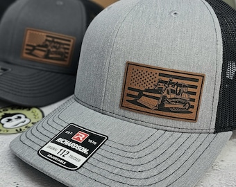 Bulldozer Hat, Bulldozer Cap, Heavy Equipment Operator Gifts, Excavation Company Gift, Land Clearing Business Hat, Gifts for Dozer Drivers