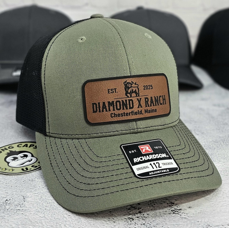 Custom Cattle Ranch Hats, Angus Bull Rancher Hat, Personalized ...