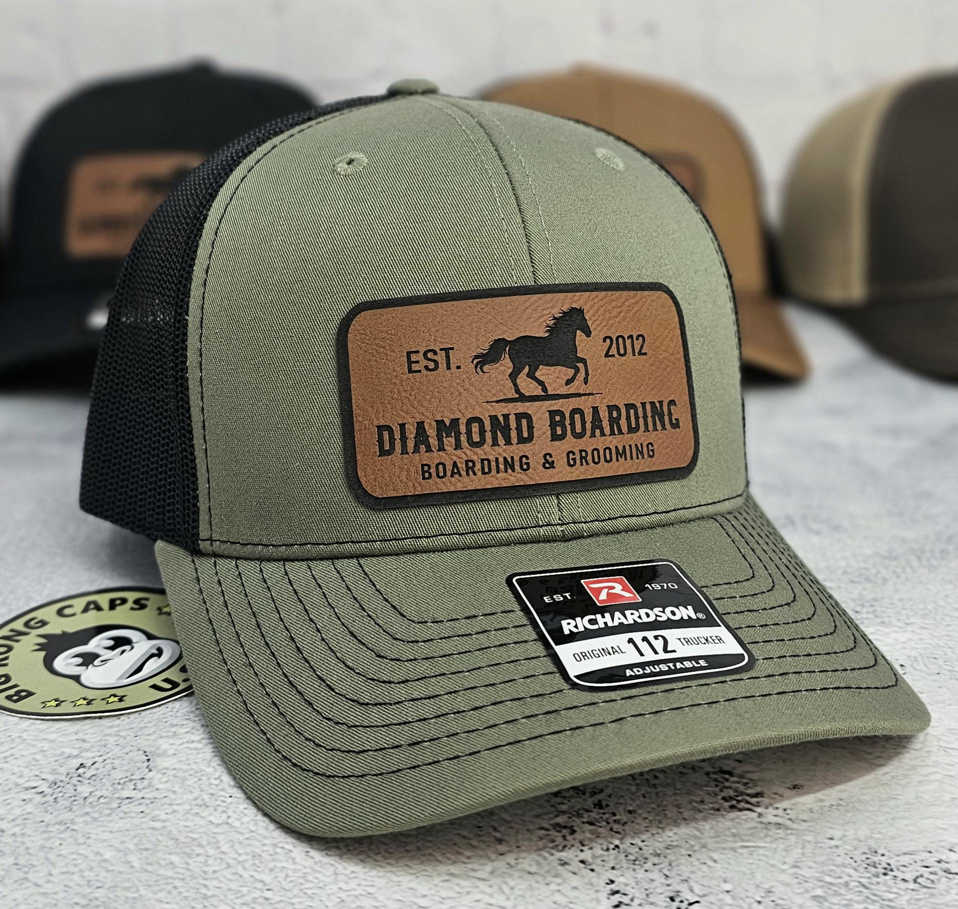 Custom Horse Ranch Hats, Equestrian Custom Text Cap, Horse Stables and ...