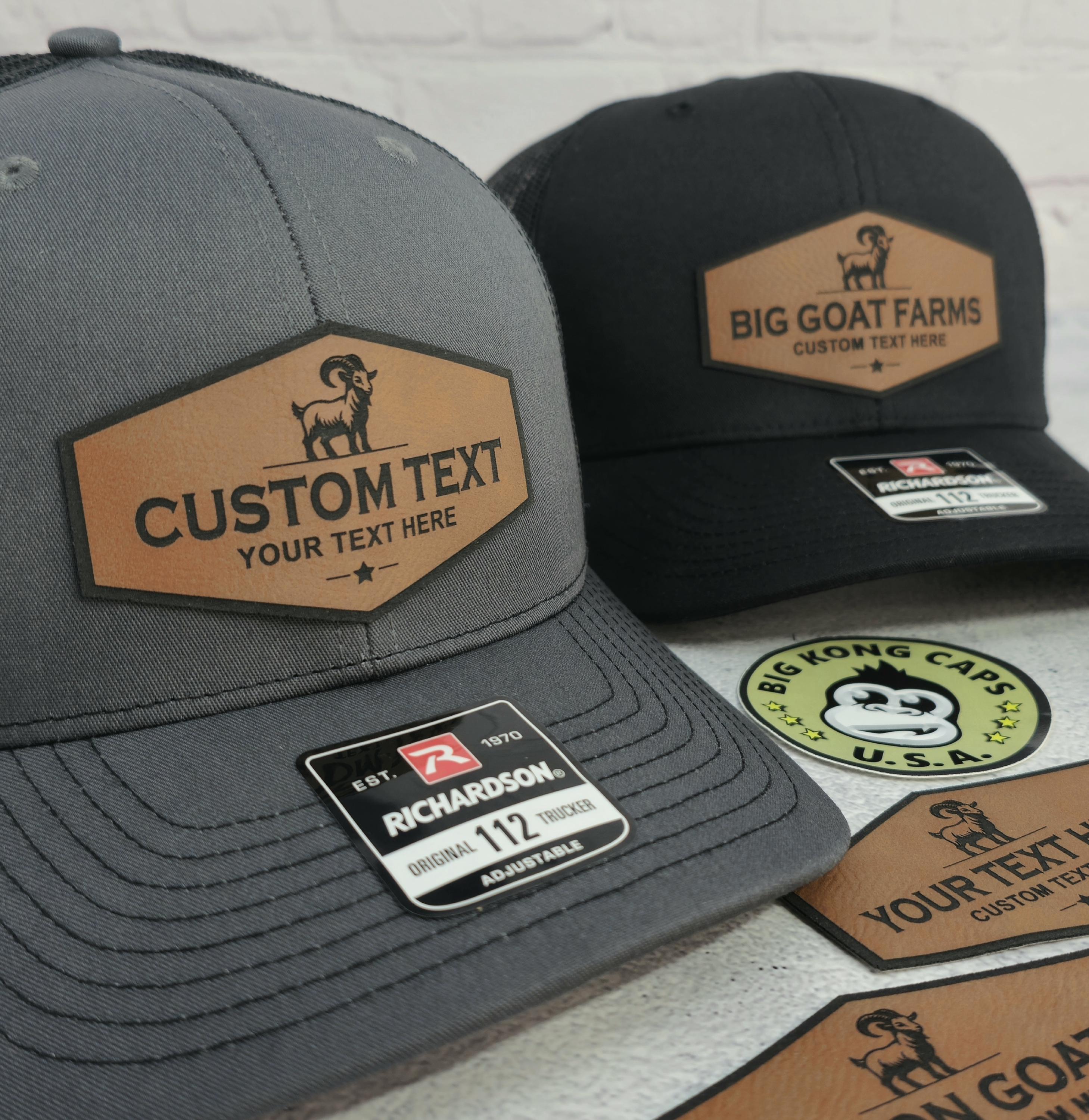 Custom Goat Farm Hats, Personalized Ranch Hat With Business Name ...