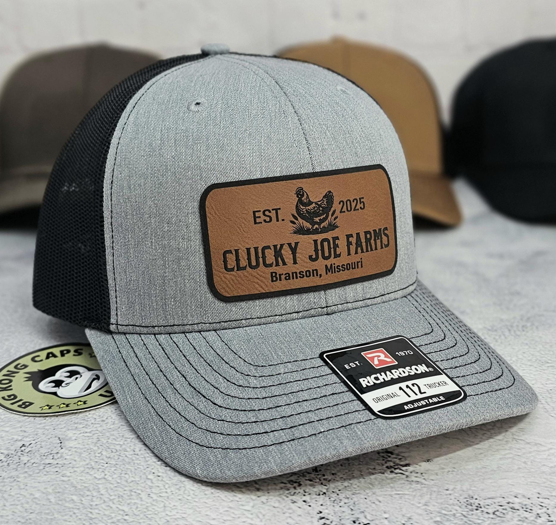 Custom Chicken Farm Hats, Poultry Farm Cap, Personalized Text Farm Name ...