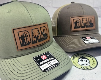 Dad Deer Hunting Hat: Deer Hunter Cap, Richardson 112 Snapback Archery Cap Hunter Gifts for Dads, Compound Bow Hunter Dad Trucker Hats