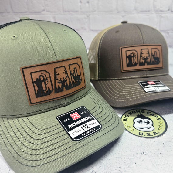 Dad Deer Hunting Hat: Deer Hunter Cap, Richardson 112 Snapback Archery Cap Hunter Gifts for Dads, Compound Bow Hunter Dad Trucker Hats