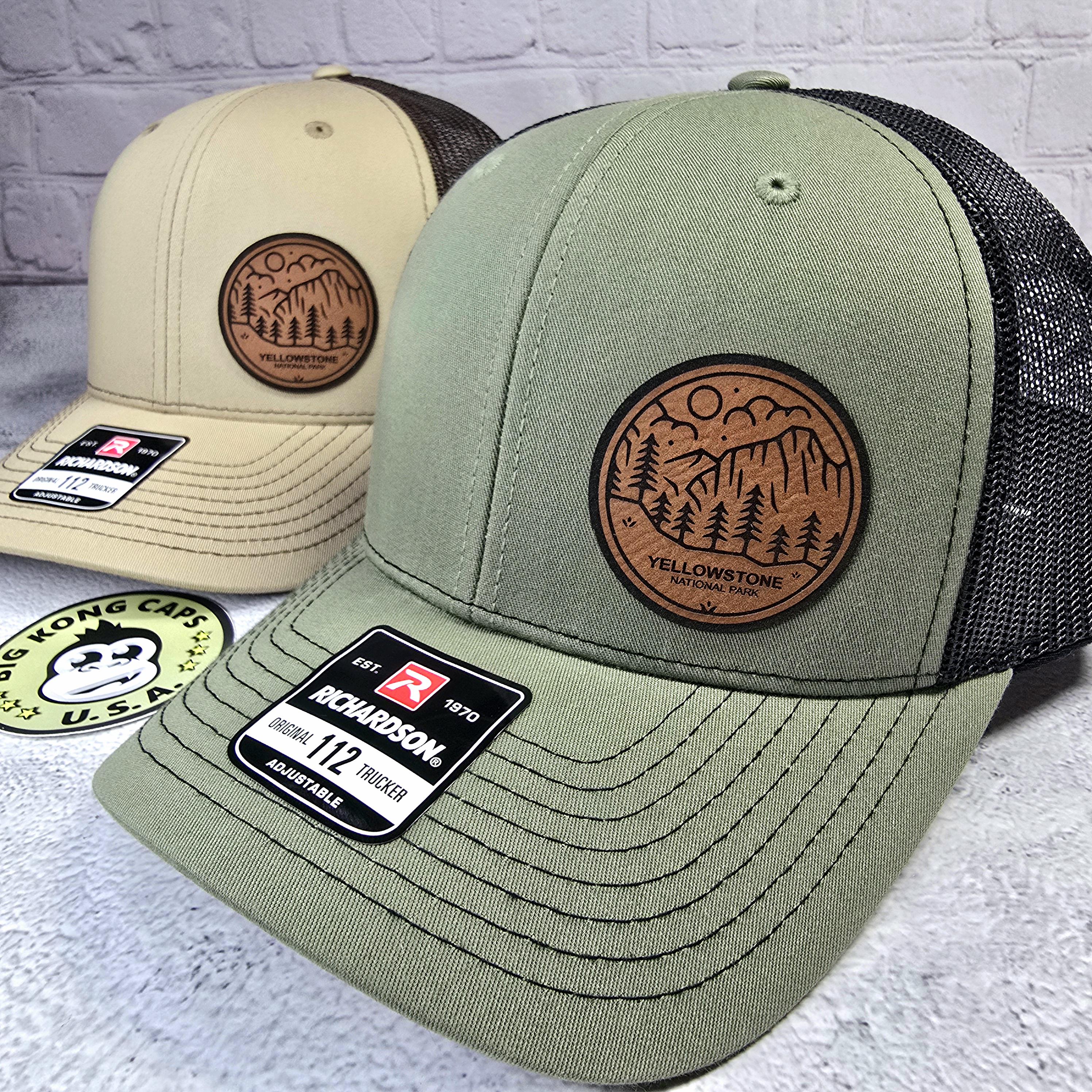 Retro Parks Hiking Outdoor Yellowstone Woven Patch Hat Cap Richardson 112 Truckr Richardson 112 – Jameson Lake Resort main image 4