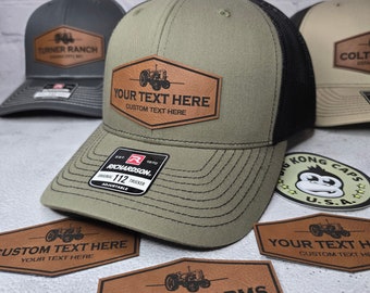 Tractor Hat, Custom Farm Rancher Hats, Gifts for Farmers, Personalized Tractor Family Farm Caps, Custom Farming XL Big Head Custom Text Hats