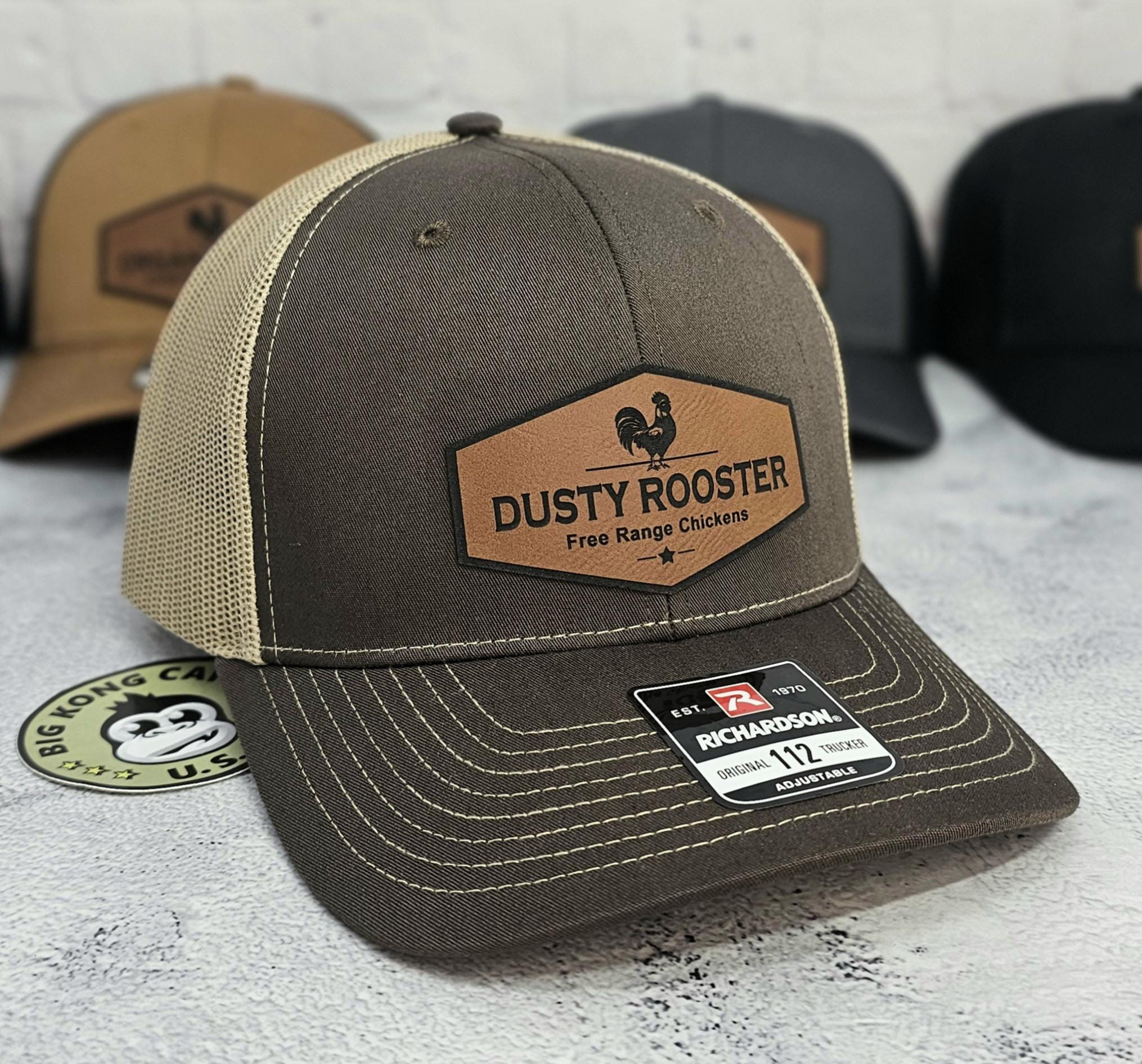 Custom Chicken Farm Hats, Personalized Farm Name Caps, Chicken Ranch ...