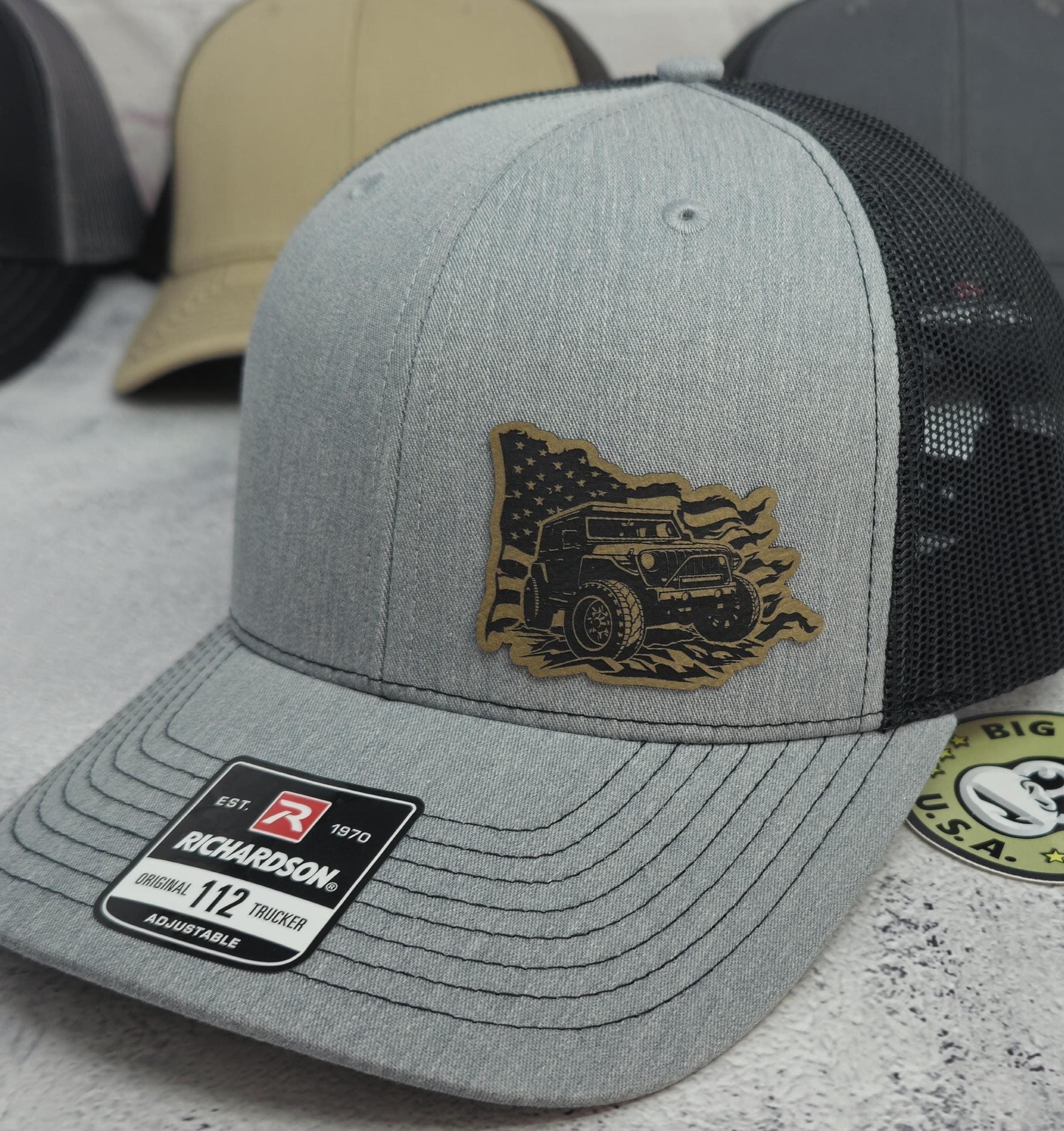 Rubicon 392 Richardson 112 Trucker Hat Cap USA Embroidery Off-road Jeep Wrangler Richardson 112 Jeep Hat - Etsy main image 3