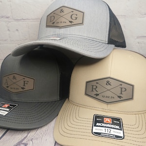 Groom Wedding Hats, Custom Groom Hats, Groomsman Hats, Custom Wedding Party Hats, Best Man Hat, Personalized Couples Gifts, Mr. & Mrs. Hats