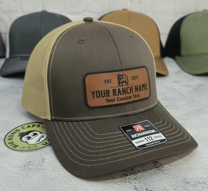 Custom Cattle Ranch Hats, Angus Bull Rancher Hat, Personalized ...