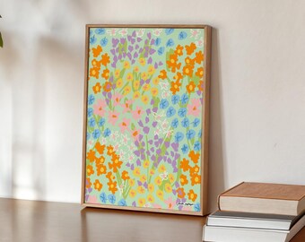 SPRING Digital Download Art Print Wall Decor for Colorful Home Studio