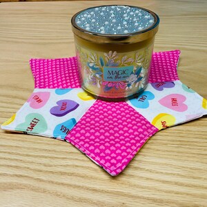 Valentine’s Day Mug Rug/Cute Coaster