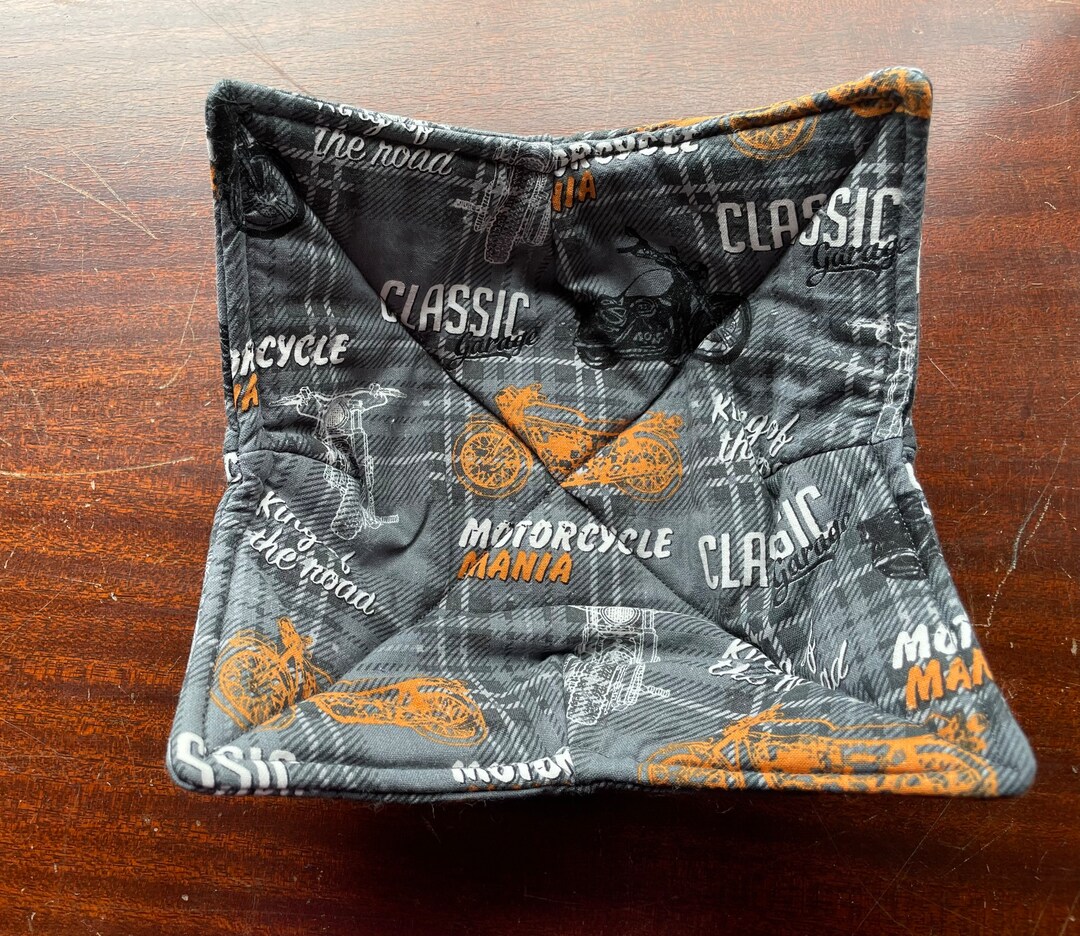 Motorcycle Bowl Cozy Microwave Safe Etsy