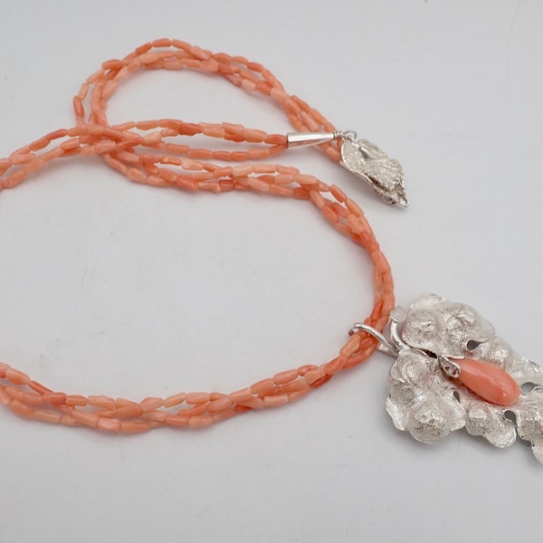 Coral Necklace - Etsy