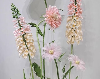 Giant Freestanding Spring/Summer Pastel Blossoms -Wedding/Event Floral Installation -Retail Front Window Display- Large Pink Flowers